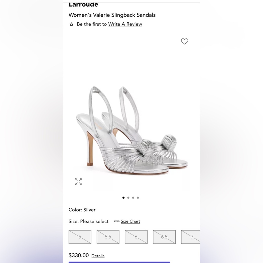 Larroude Valerie Slingback Sandals